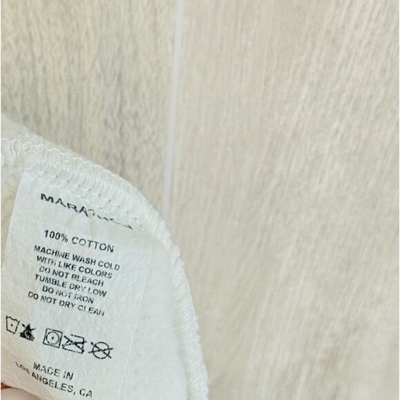 The Marathon Fleece Shorts Men XL Tmc Nipsey Hussle Ivory Heavy Cotton 6” READ - Picture 13 of 14